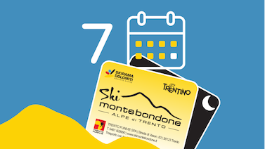 Image for: 7-Tages-Skipass Monte Bondone